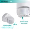 Oktaplex Bea Set of 2 Outdoor Motion Detectors 230 V