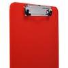 Better Office Products Red Plastic Clipboards, 12 Pack, Durable, 12.5