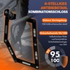 ANFIL® Folding Bicycle Lock with Combination Lock – Robust Bicycle