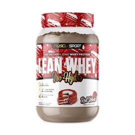 Musclesport Musclesport Lean Whey Revolution? Protein Powder - Whey Protein Isolate - Low Calorie, Low Carb, Low Fat, Incredible Flavors - 25g Protein per Scoop - 2lb Red Velvet