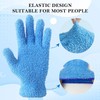 2 Pairs Microfibre Dusting Gloves,Pink,Ladies Thermal,Fluffy,Microfiber,for Furniture And Hard-to-Reach Corner