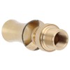 Brass Ice Tower Cedar Water Fountain Nozzle Spray Head Adjustable