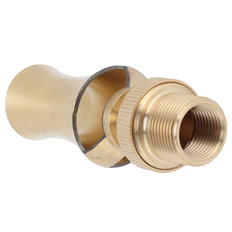 Brass Ice Tower Cedar Water Fountain Nozzle Spray Head Adjustable