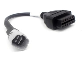 LoongGate Motorrad-Schnittstelle zu OBD II 16 Pin Diagnostor Adapter Stecker Kabel