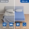 YANJINGSHE 4 Pcs Bed Sheet Holder with Lock Strips,Pieces Heavy