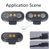 2Pair Magnetic Pogo Pin Connector, 12V 1A Pogopin Male Female