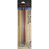 Fabric Pencils 4/Pkg-Gray, White, Silver & Yellow