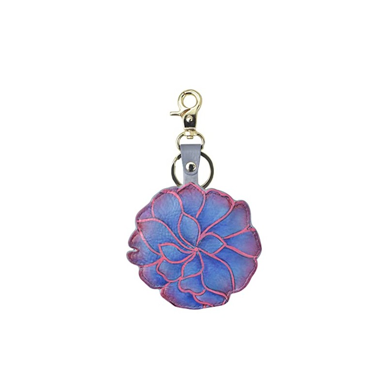 Anuschka Women's Genuine Leather Hand Painted Desert Garden Bag Charm,