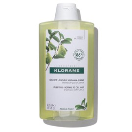 Klorane – Champú purificante con cítricos – Aclara y desintoxica el cabello y el cuero cabelludo, elimina la acumulación – Sin silicona, parabenos ni sulfatos – 13.5 fl. onz.