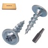 SKIR'CO (Pack of 200) Galvanised Steel 5.0 x 20mm Wood