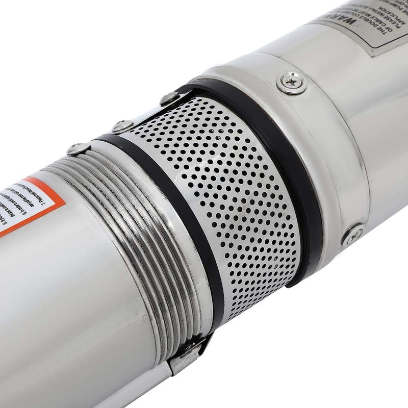 1/2 hp 8000L / H Stainless Steel Submersible Deep Well