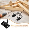 Operitacx 12pcs Cabinet Skirting Plinth Clips Brackets Plastic Shelf Support
