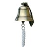Ship Bell for Maritime Wall Decoration Burnished Brass