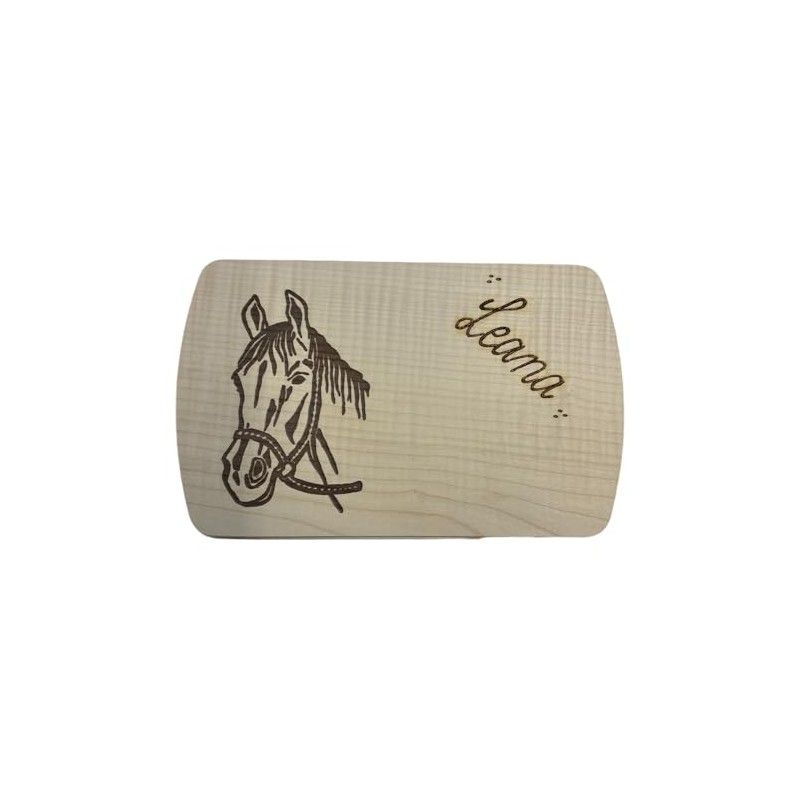 Brink Holzspielzeug Breakfast Board Horse with Free Name Engraving Vesper