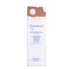 Janitized JAN-Wiver-3(10) Premium Replacement Commercial Vacuum Paper Bag, Windsor Versamatic, Javelin 14/18, SSS Prosense II, OEM#2003, 86000460, 6-906-907-0 (Pack of 10)