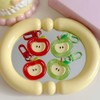 2PCS Fruit Keychain Charms Kawaii Keychain Accessories Cartoon Phone Charm