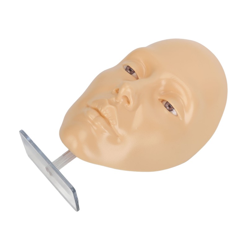 5D Silicone Makeup Practice Face Teaching Face Eye Cosmetic Mannequin