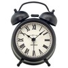 NEXTIME Table Amsterdam Small Table Clock, Alarm Clock, Stylish, Quiet,