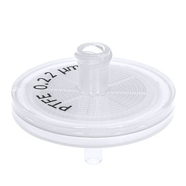 GVS Filter Technology, Syringe Filter, ABLUO, 25mm, PTFE Membrane, 0.22µm, PP Housing, 10/pk