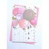Age 70 Birthday Card - Ladies Female Flowers - Size: