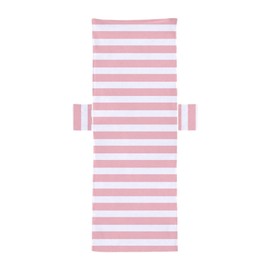 Ronyme Lounge Chair Cover with Side Pockets for Women, Ideal for Poolside and Outdoor Use, Pink White, as described