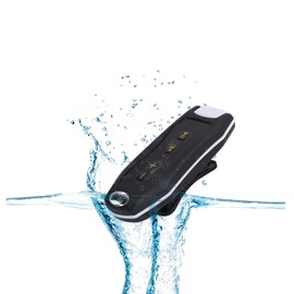 4GB IPX8 Waterproof MP3 Player for Swimming and Running with Clip, MP3 Player Waterproof with Underwater Headphones, Supports FM Function