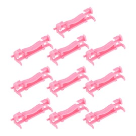 X AUTOHAUX Drip Retainer Clips No.7403A143/7403A289 - Car Roof Fastener Clips - for Mitsubishi Outlander 2013-2023 Plastic Pink - 10 Pcs