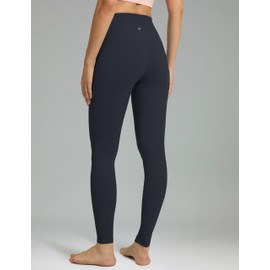 Colorfulkoala Women's Dreamlux High Waisted Workout Leggings 28" Inseam Full Length Yoga Pants Yoga Pants (XS, Blue Ink)