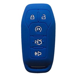 Ford Mustang Key Fob Cover: Silicone Car Remote Case Fit for Ford Mustang Fusion Exploer Edge F150 Lincoln MKZ MKX MKC | Rpkey Key Fob Shell Protector