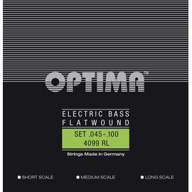 Optima 4099 SS Bass FLATWOUND Strings, Short Scale, regular light
