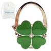 ROFLYER Four Leaf Clover Design Foldable Handbag Hanger Folding Purse