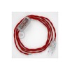 creative cables - Cable for table lamps TM09 red silk