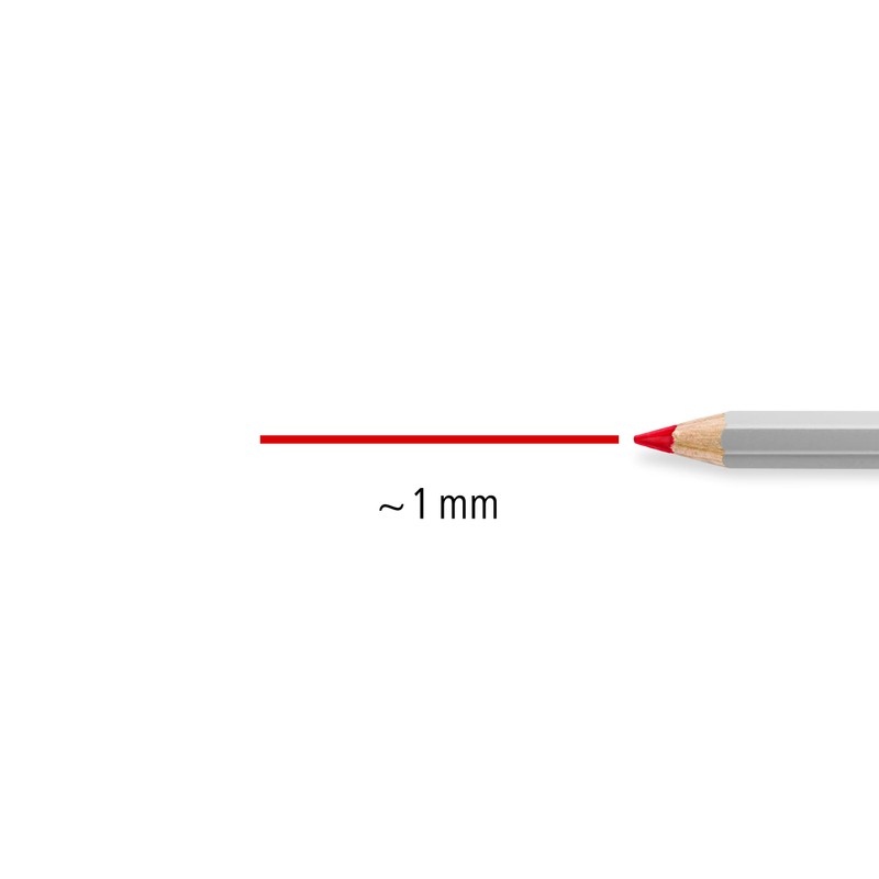 STAEDTLER 108-9 Lumocolor Omnichrom Non-Permanent Pencil - Black (Box of