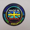 MM-products Security Label, Made in Britain Hologram Stickers (100), Tamper