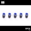 DEVMO 5PCS 8mm to 12mm Tube Air Pneumatic Push in
