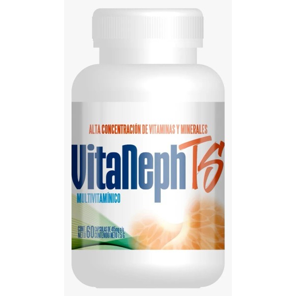 Vitaneph Ts Multivitaminico 415mgc/u 60 Capsulas Desacaf Sabor Sin sabor