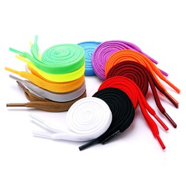 Chunney 20 pairs Athletic 45 Inch SHOELACES Sport Sneaker Boots Shoe Laces Strings (Flat)