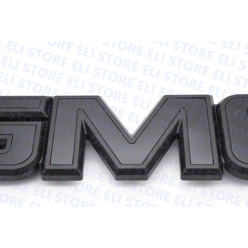General Motors 2014-2019 GMC Sierra Black Emblem Package Front &
