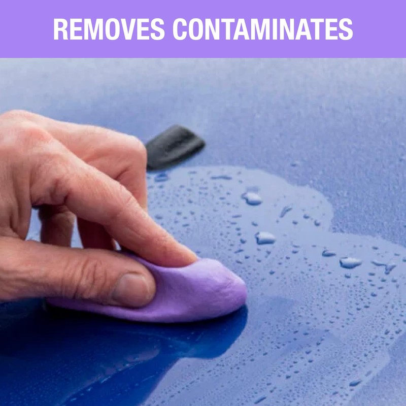 CARSHARK Purple Clay Bar, 200g, Detailing Clay, Removes Fallout, Paint