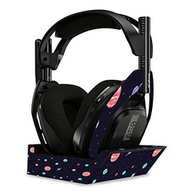 MightySkins Skin Compatible with Astro A50 Wireless Headphones + Base Station (Gen 4) - Bright Night Sky | Protective, Durable, and Unique Vinyl Decal wrap Cover | Easy to Apply | Made in The USA