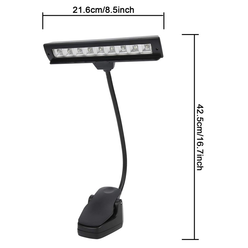 Super Bright Music Stand Light, Eye Caring Clip on Piano