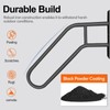 Outdoor Handrail for 1-3 Steps, 22.8" Length Wall Mount Stair