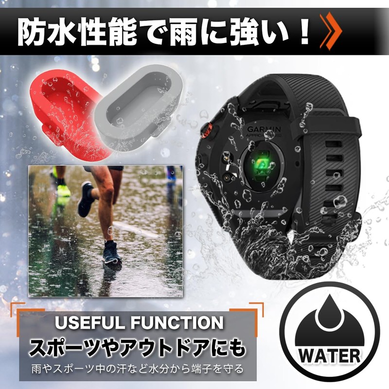 [bellpear] Garmin Compatible Dustproof Plug, Waterproof, Splashproof, Protection, Charging, Terminal