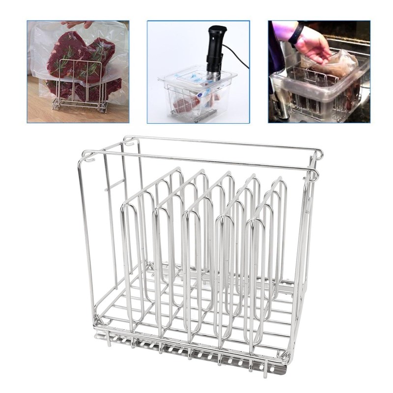 Slow Cooker Stainless Steel Rack with Large Capacity, Adjustable Circulation