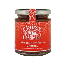 Claire's Handmade - Lakeland Farmhouse Chutney (200g) - Gently Spiced Tomato & Apple Chutney, Perfectly Pairs with Cumberland Sausages, Suitable for Vegetarian, Vegan & Gluten Free Diets, GMO Free