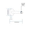 RAINREVIVE 6 Inch Straight Shower Arm with Flange and Stabilizer