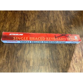 Stageline KS25Q Single-Braced X-Style Adjustable Keyboard Stand