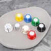 LT Easiyl 8pcs 1/4" Shaft Pots Potentiometer Knob 6.35mm Compatible