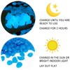 Opps 100 Pcs Glow in The Dark Garden Pebbles for
