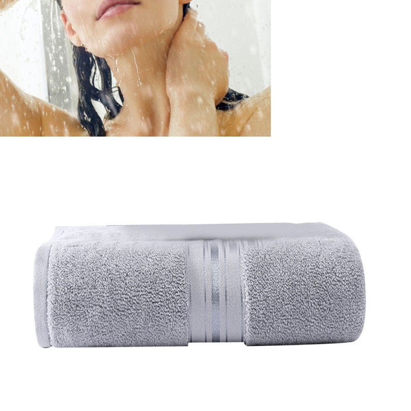 600g Bath Towel 70x140cm Cotton Highly Absorbent Quick Dry Thickened
